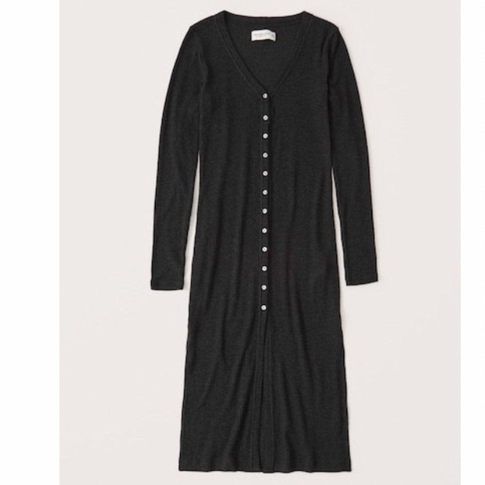 A&F Cozy Ribbed Duster